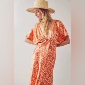 Free People Beatrice Printed Maxi